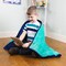 Bouncybands Soft Fleece Weighted 7lb Small Sensory Blanket for Kids, 56in. x 36in. LPWB7BU - alternate 4